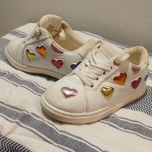 Kurt Geiger Kids Sneakers with Multicolor Heart Accents